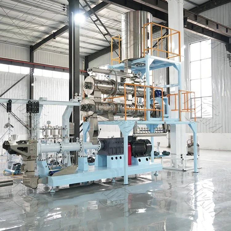 Twin Screw Wet Type Floating Fish Feed Extruder Machine— Premium Aquafeed Extruder For High-Value Species high quality